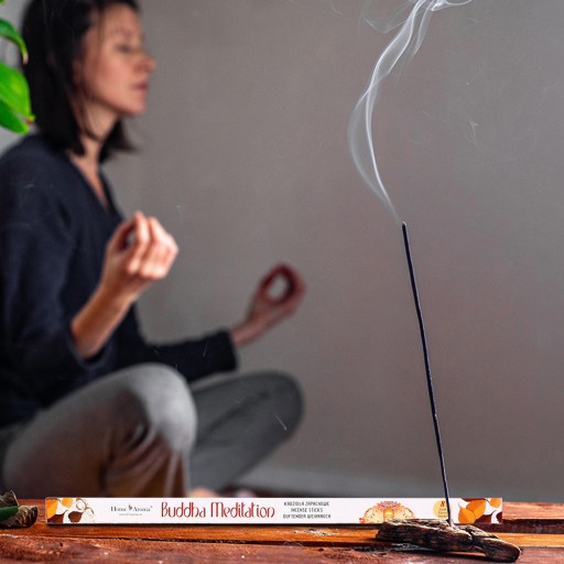 BUDDHOV MEDITAČNÉ VONNÉ VONNÉ TYČINKY 8 KS