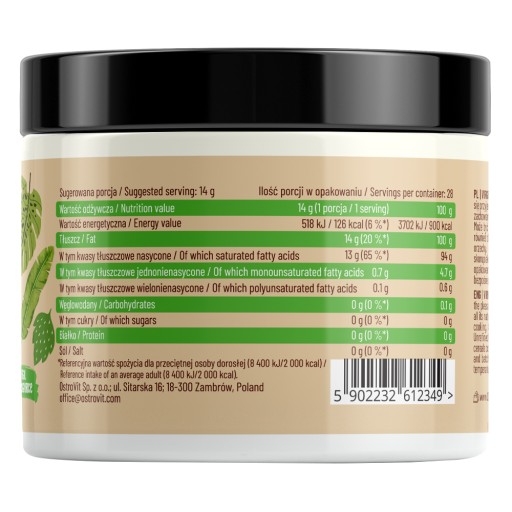 OstroVit panenský kokosový olej 400g