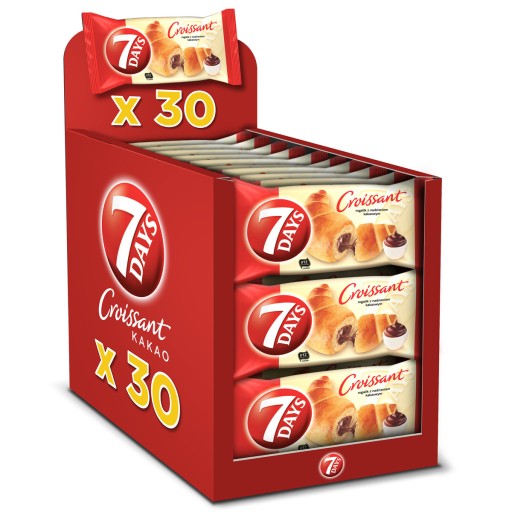3x 7 dní croissant s kakaovou náplňou 60g Mondelez