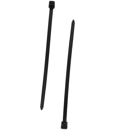Sťahovacie pásky 2,5x100mm Čierna 100 ks