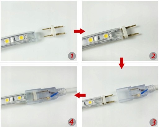 SNAKE pásik LED PÁS 5730 IP68 16M 230V 107W STUDENÝ