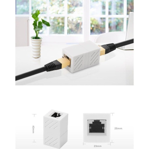 UGREEN 10 Gb/s sieťový konektor RJ45 Cat 7 konektor