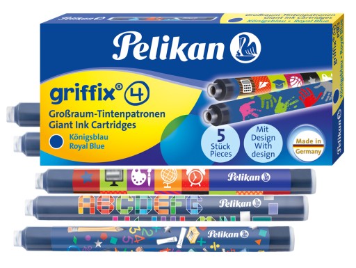 5X MODRÁ NÁPLŇ PELIKAN PRE GRIFFIX PEN