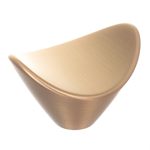 Krásny zlatý nábytkový gombík, MATTE GOLD DUNE
