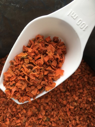 Sušená mrkva, sušená mrkva pre kone, 1 kg vločiek