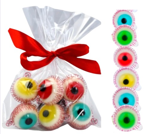 Trolls Foam Jelly Eyes HALLOWEEN z Nemecka, balenie 6 ks DE