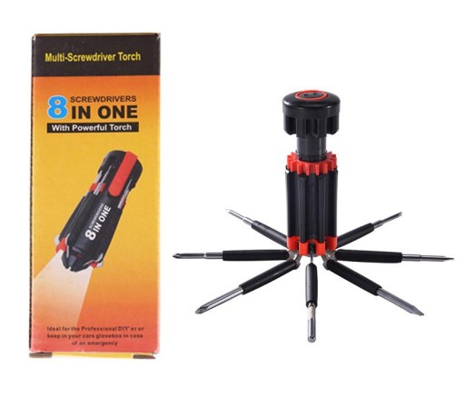 Sada SKRUTKOVAČOV, SKRUTKOVAČOV, Baterka Multitool 8v1