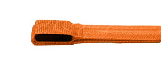 Oranžové vodítko 120 cm pre psa, LED, napájané 38 batériami
