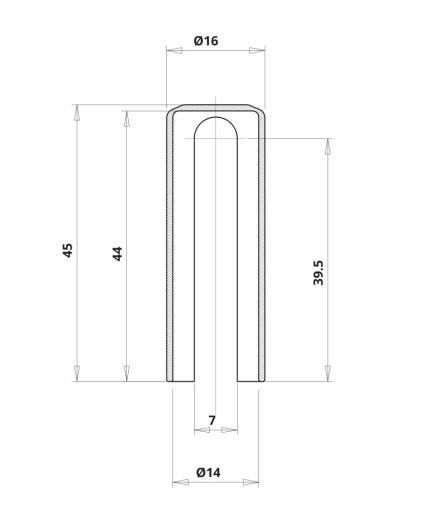 EXACTA 14mm 3D skrutkovací uzáver pántu, ČIERNA