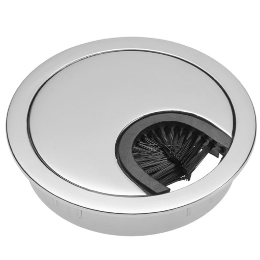 Kovový káblový vstup na stôl FI 60 Aluminium GTV