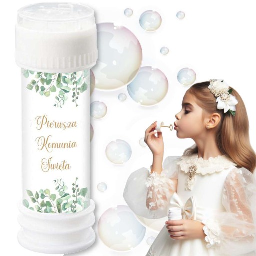MYDLOVÉ BUBLINY Prvé sväté prijímanie ďakovný darček eukalyptus 60ml