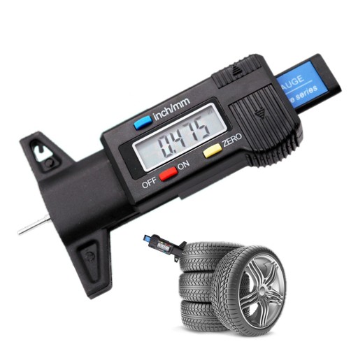 DIGITÁLNY METER VÝŠKY BEZÉNU PNEUMATÍK, ELEKTRONICKÉ OPOTREBENIE PNEUMATÍK