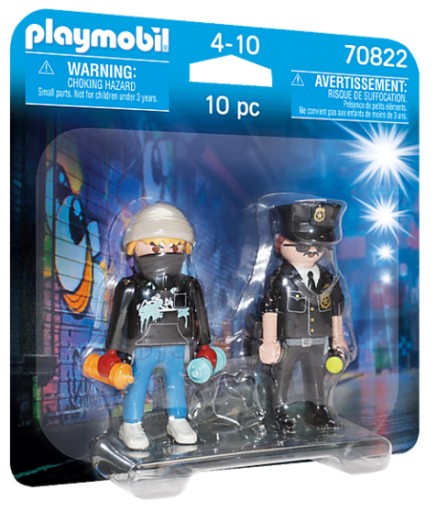POLICAJT A GRAFIK PLAYMOBIL 70822 DUOPACK