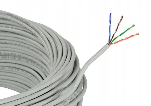 Kábel Twisted pair UTP cat.5E wire DIGITUS 100% MEĎ