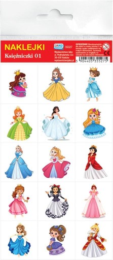 Nálepky s princeznou