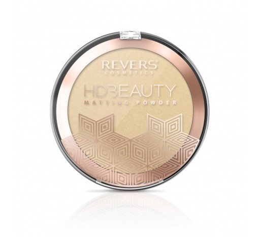 REVERS matujúci lisovaný púder HD BEAUTY #04