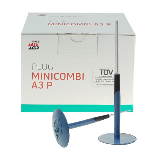 3MM PIN S 24MM ZÁPLATOU NA OPRAVU PNEUMATÍK MINICOMBI A3 REMA TIP TOP