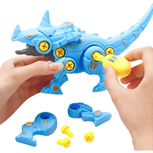 DINOSAUR NA MONTÁŽ + SÚPRAVA NA STAVBU POSTAVY