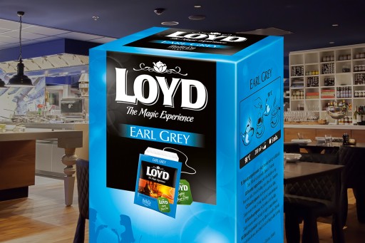 Expresný čierny čaj Earl Grey v obálkach Horeca pre hotely 20T LOYD
