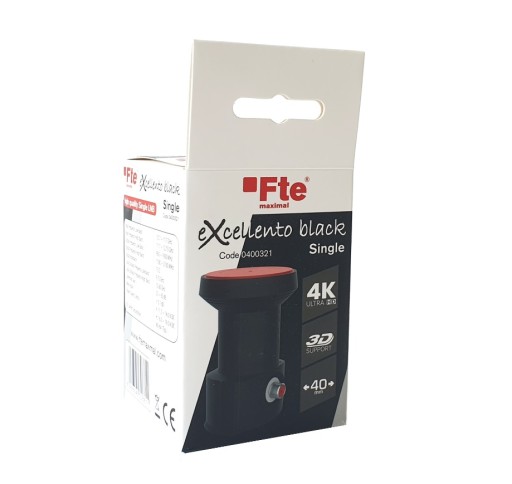 LNB Single Fte eXcellento Black LTE 0,1 dB
