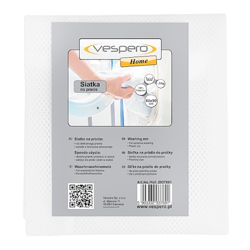 Sieťované vrecko na pranie spodnej bielizne, sieťovina DENSE, veľké, 5 kg, 60x90