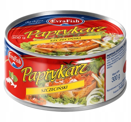 PAPRYKARZ SZCZECIŃSKI konzerva EvraFish 300g