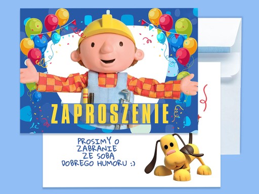 BOB STAVITEĽ POZVÁNKA NA NARODENINY DIEŤAŤA + OBÁLKA ZDARMA