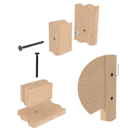 10x skrutka s plochou hlavou M6 x 60 mm, čierna metrická skrutka na nábytok