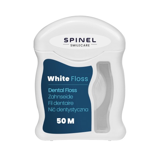 DENTAL Flosser SPINEL FLOSS WHITE 50M PTFE VOSK