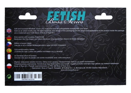 Love Mask Black - B - Series Fetish