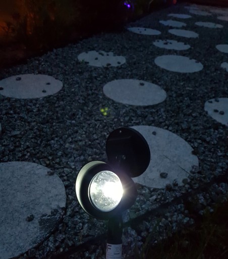 Záhradná lampa SOLAR REFLECTOR, LED COLD, zápustná