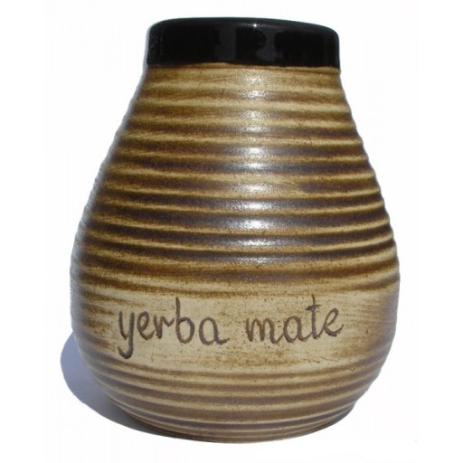 Matero Ceramic Bronze Honey - nápis Yerba Mate