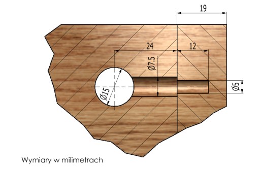 50x Excentrický nábytkový konektor + 19mm plochý kolík