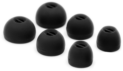 YIVO GUMOVÉ VLOŽKY SILIKÓNOVÉ GUMOVÉ KRYTY PRE SLÚCHADLÁ 4MM