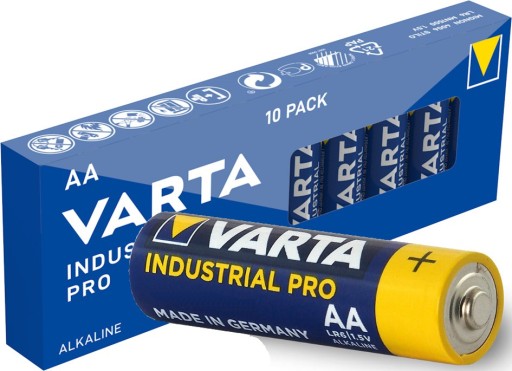 10x LR6 VARTA 1,5V PRIEMYSELNÁ AA BATÉRIA