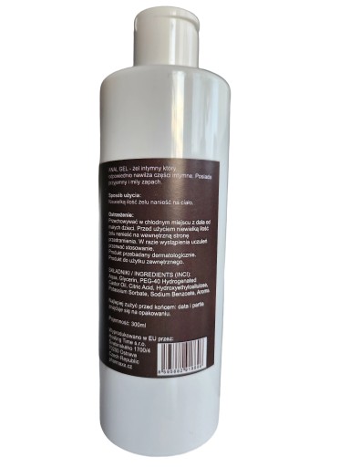 ANÁLNY LUBRICANT VYSOKO KVALITNÝ HYDRATAČNÝ GÉL 300 ml