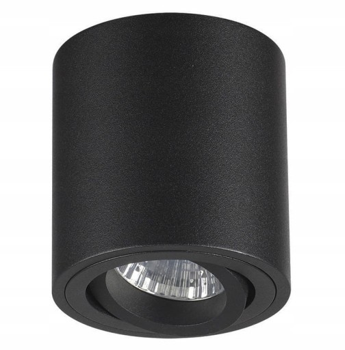 Prisadené halogénové svietidlo + GU10 Black Cube Spot LED valcové nástenné svietidlo