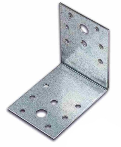 Oceľová uhlová konštrukčná spojka univerzálna 30x30x17 mm 10ks uhlových konzol