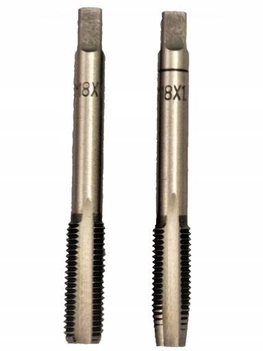 RUČNÝ ZÁVIT JEMNÝ ZÁVIT 2 kusy M8 x 1,0