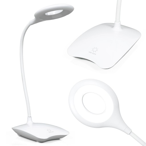 LED školská stolová lampa USB TOUCH