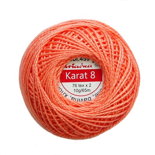 Karat šnúra 8 ružová 0459 ARIADNA 10g 65m