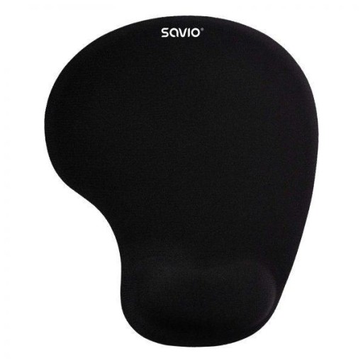 SAVIO SAVIO MP-01B gélová podložka pod myš, čierna