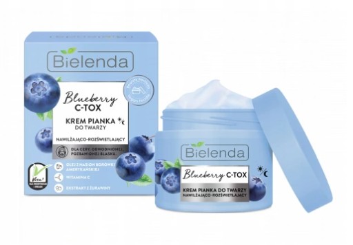 Bielenda Blueberry C-Tox krém na tvár-pena 40g