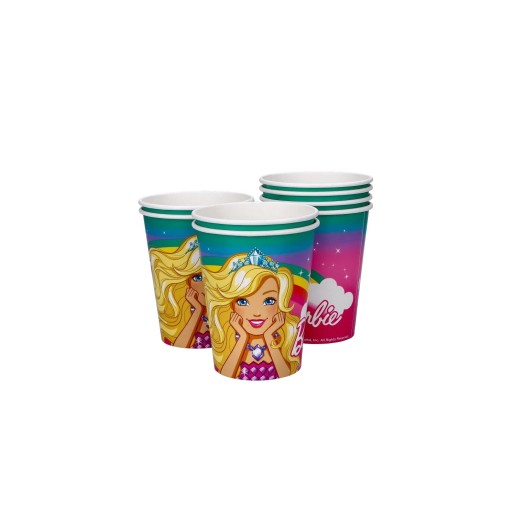 Papierový pohár s Barbie Dreamtopia 250ml 8 ks