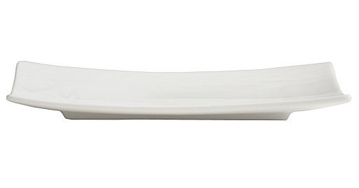 Porcelánový tanier BIELY OBDŽNÍKOVÝ 18x9 W-wa Sm
