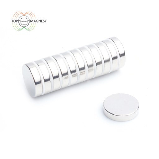 Neodymový cylindrický magnet MW 18x4 N38, sada 5 kusov