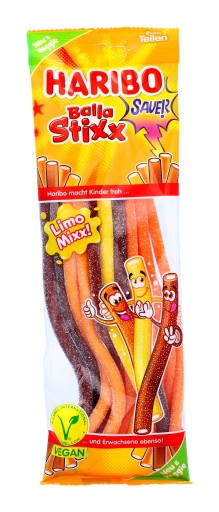 Haribo Balla Stixx Limo Mixx veggie Kyslé želé 175g