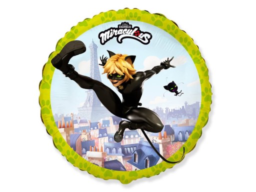 Fóliový balón Miraculous Miraculous Cat Noir 46cm