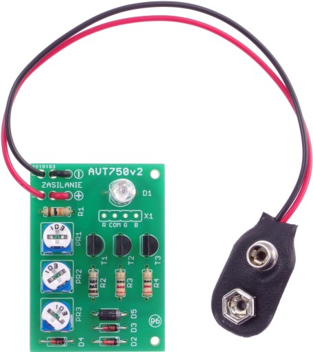 LED akejkoľvek farby, DIY, AVT750 B