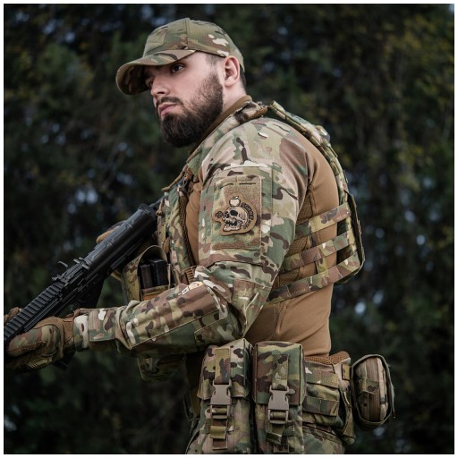 VYŠÍVANÁ NÁŠIVA ZNAK LEBEKY SORRY M-TAC COYOTE